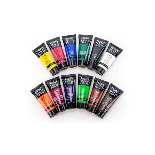 Liquitex Basics Acrylic Paint Set 22ml 12pcs