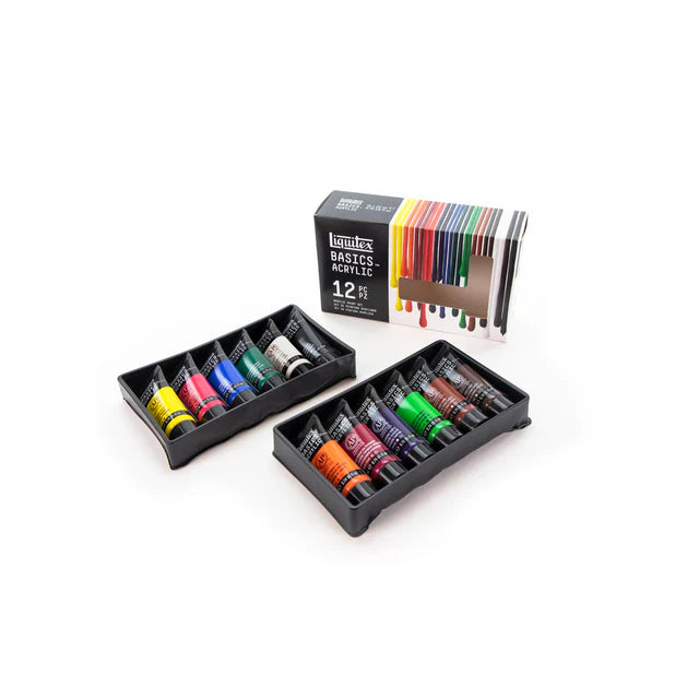 Liquitex Basics Acrylic Paint Set 22ml 12pcs