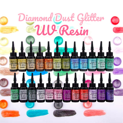 Diamond Dust Glitter UV Resin 10ml