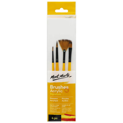 Mont Marte Signature Taklon Paint Brush Set