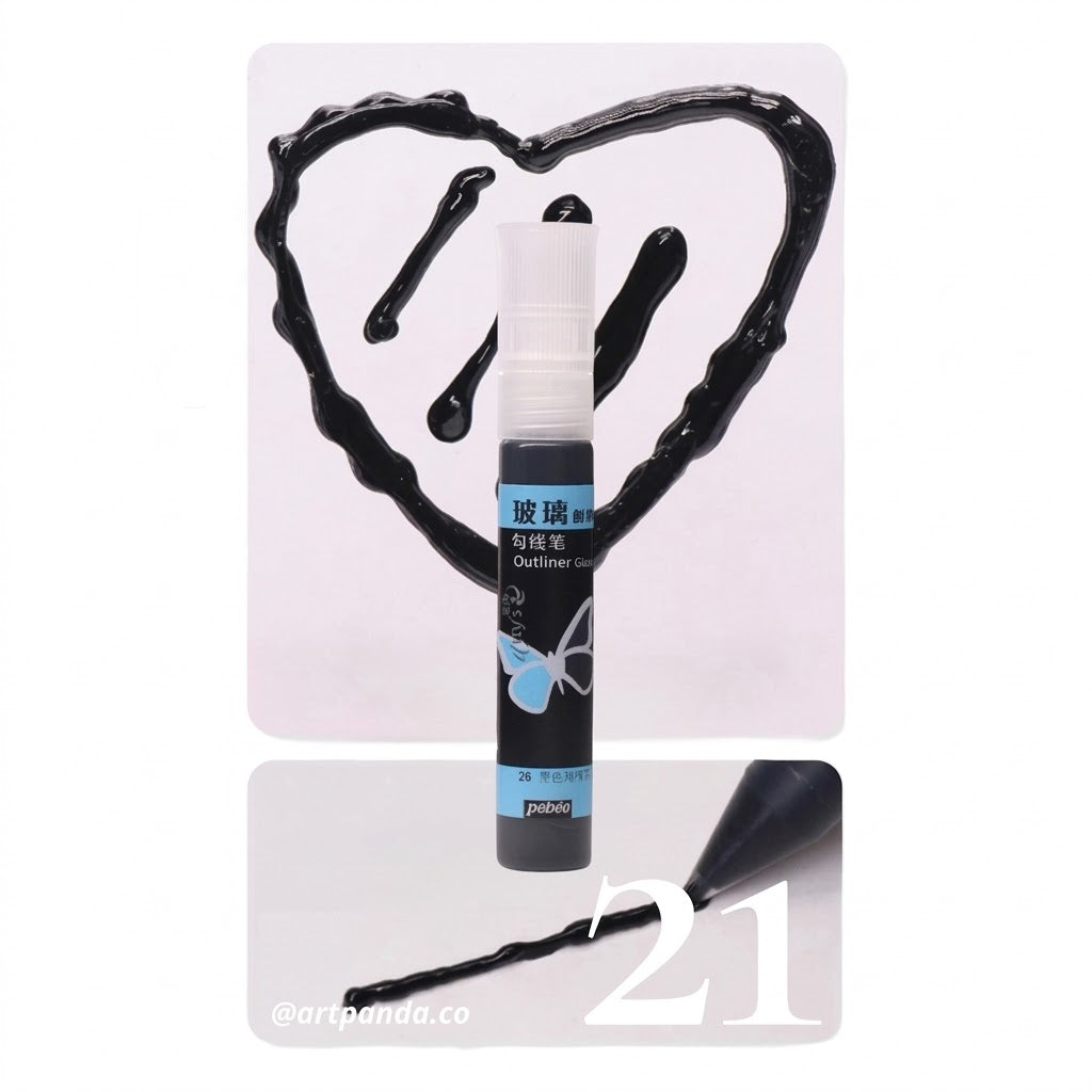 Pebeo Glass Paint Outliner 25ml