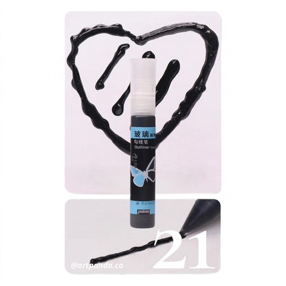 Pebeo Glass Paint Outliner 25ml