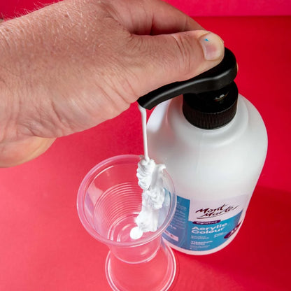 Mont Marte Titanium White Acrylic Paint