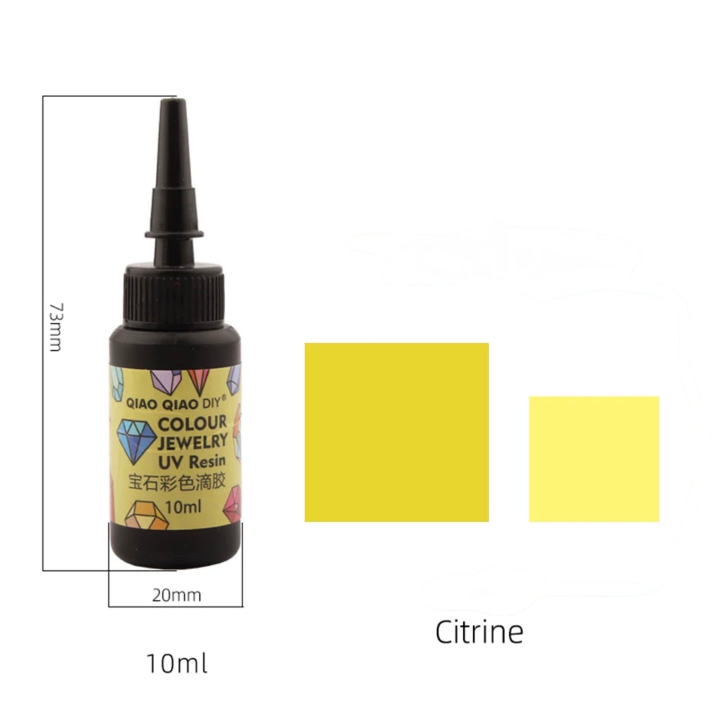 Transcluscent Colored UV Resin 10ml