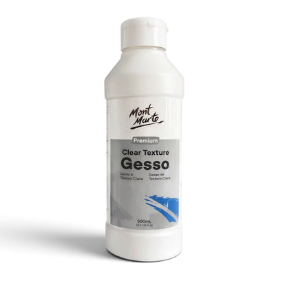 Mont Marte Clear Texture Gesso Premium 250ml & 500ml