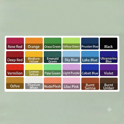 MIYA Himi Gouache Paint Set 30ml 24pcs