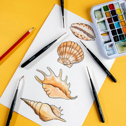 Mont Marte Mini Detail Taklon Brush Set 5pcs