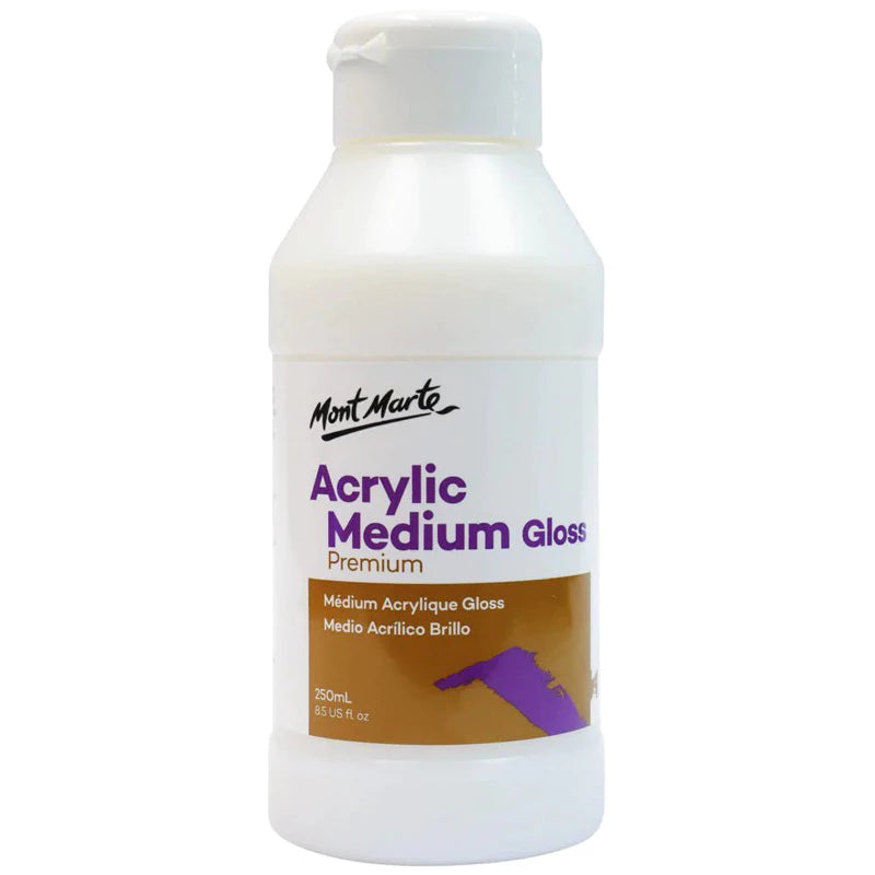 Mont Marte Acrylic Medium Gloss Premium 135ml & 250ml