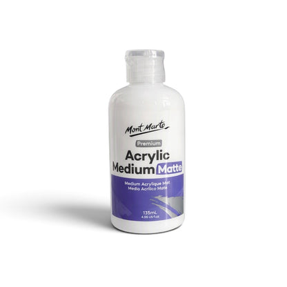 Mont Marte Acrylic Medium Matte Premium 135ml & 250ml