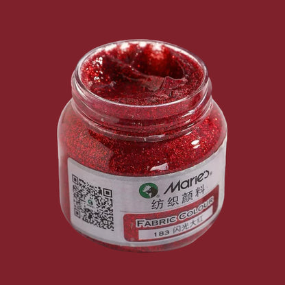 Marie’s Neon Metallic Glitter Fabric Paint 50ml