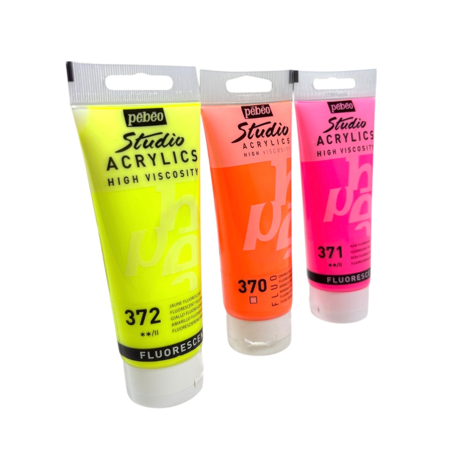 Pebeo Studio Acrylics Fluorescent Series 100ml