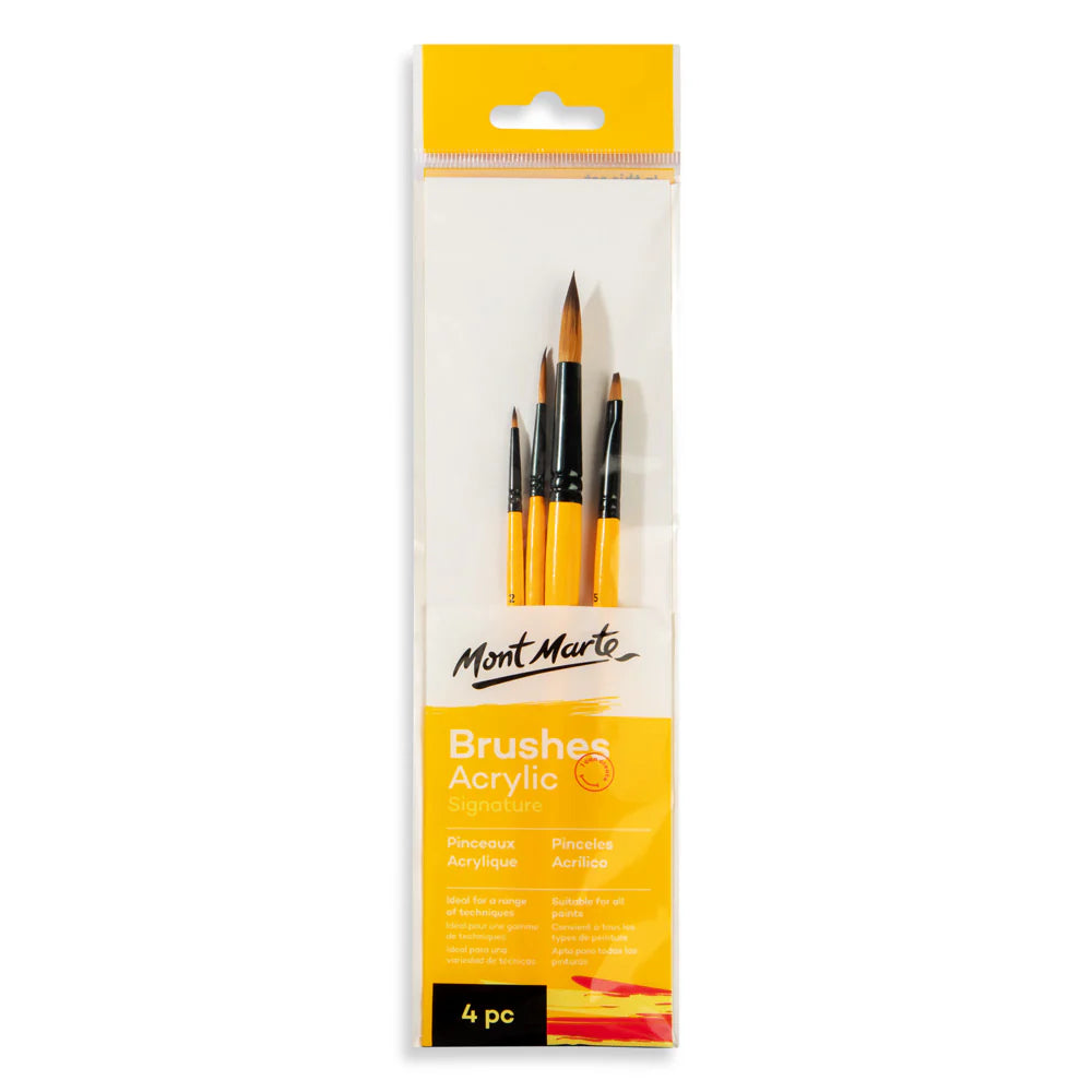 Mont Marte Signature Taklon Paint Brush Set