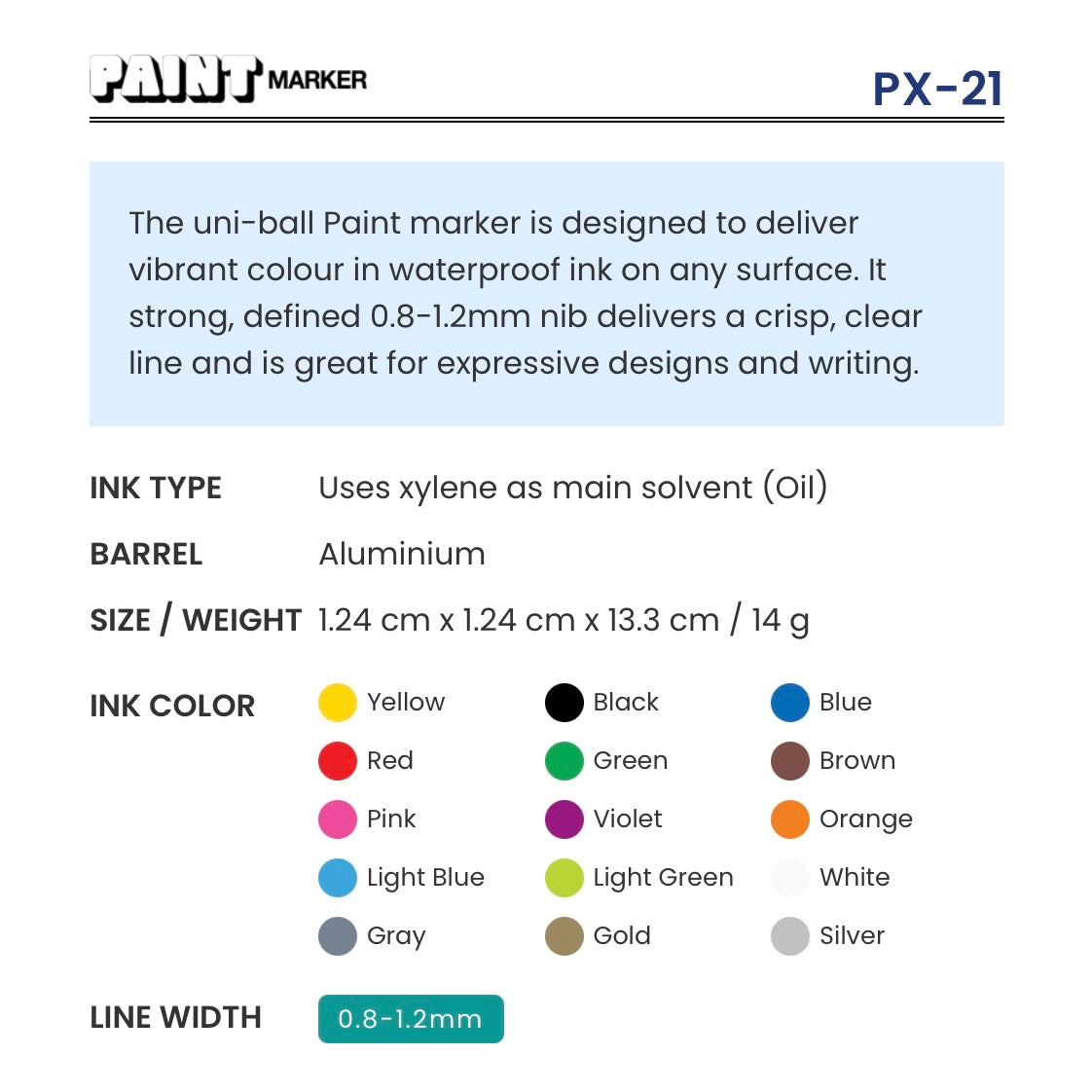 UNI Acrylic Paint Marker