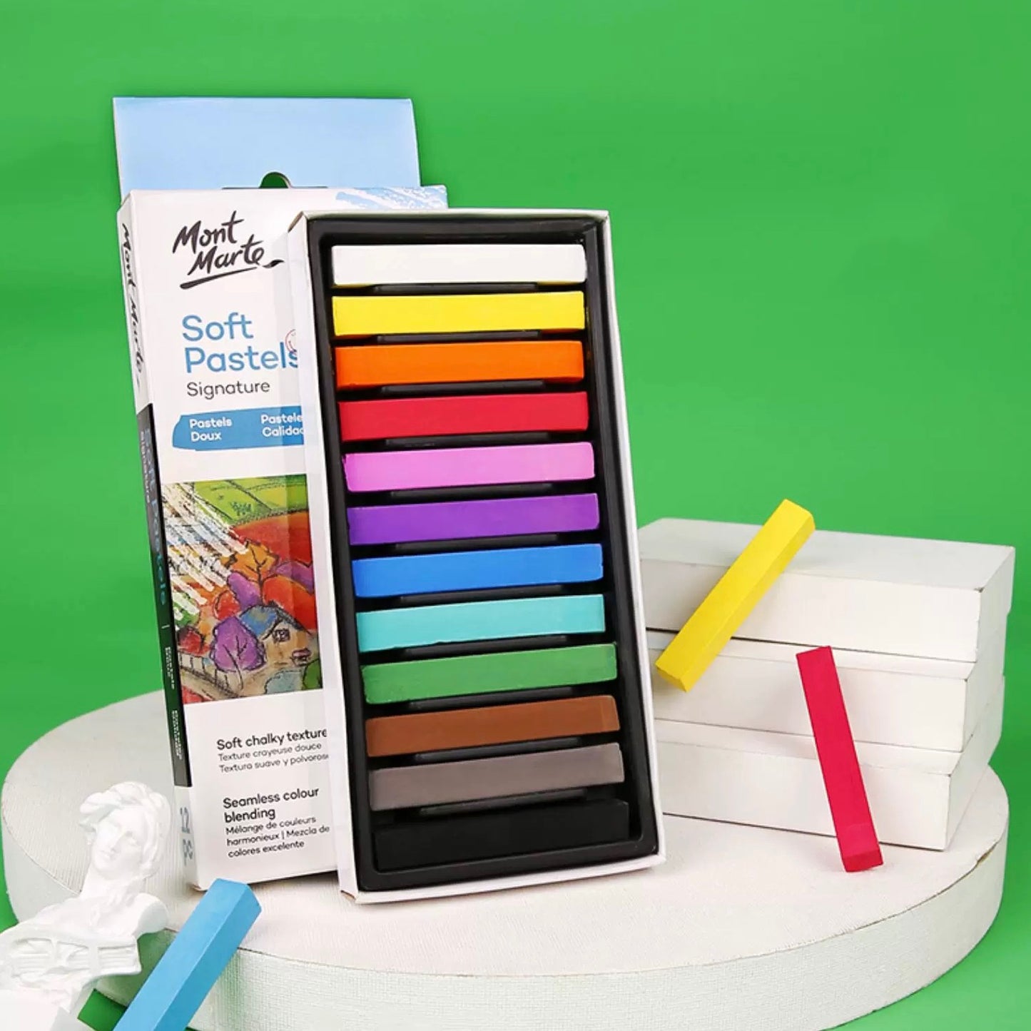 Mont Marte Soft Pastels 12pcs
