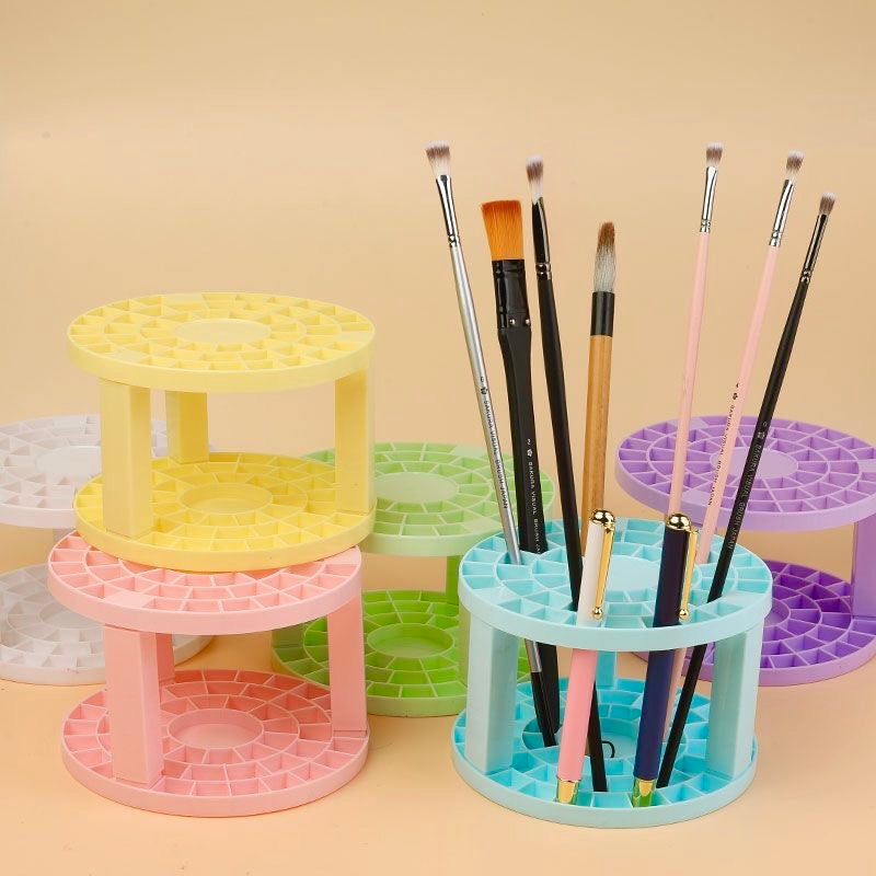 Standing Paint Brush Holder & Organizer