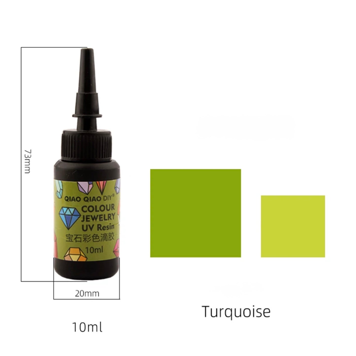 Transcluscent Colored UV Resin 10ml