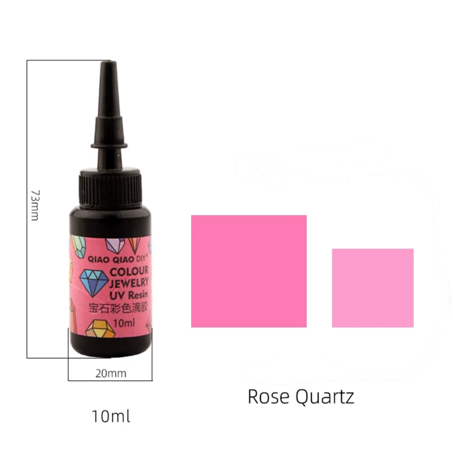 Transcluscent Colored UV Resin 10ml