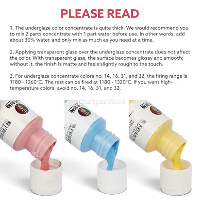 Ceramic Underglaze Pottery Paint 500ml