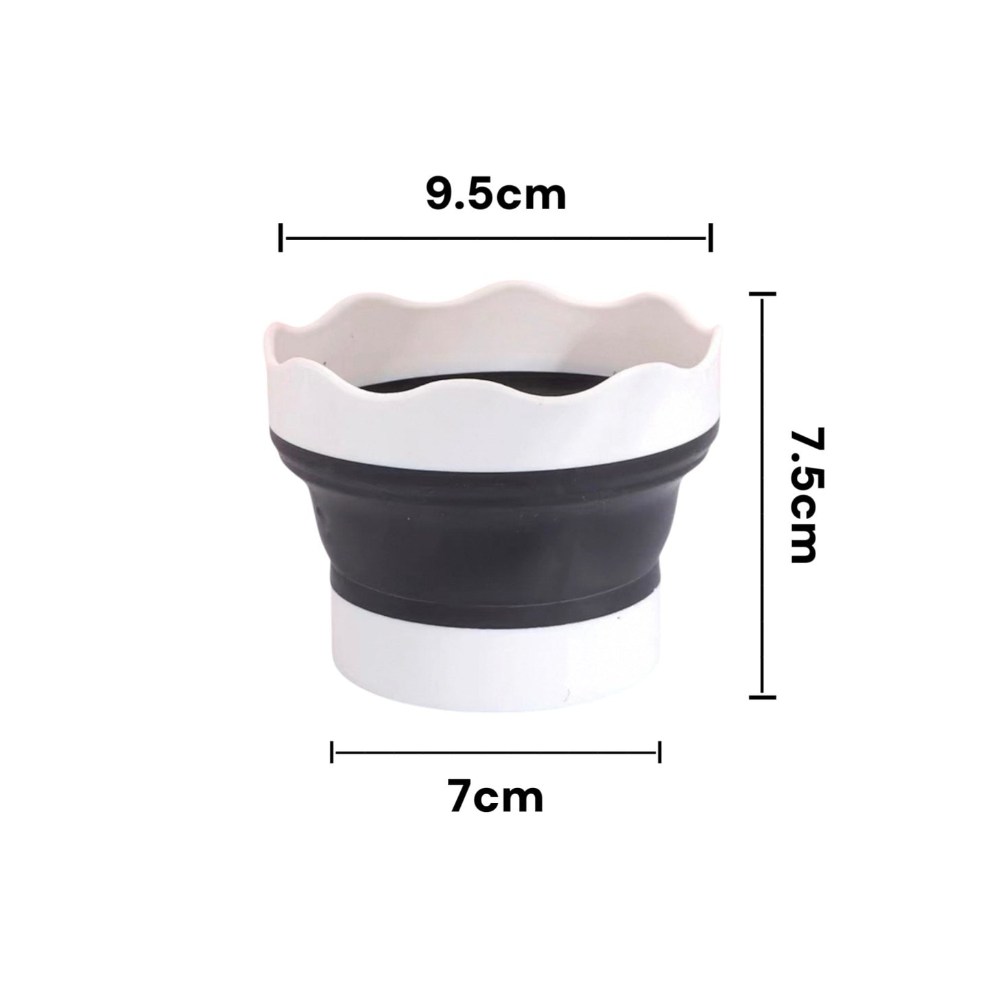 Silicon Foldable Painting Bucket + Brush Holder