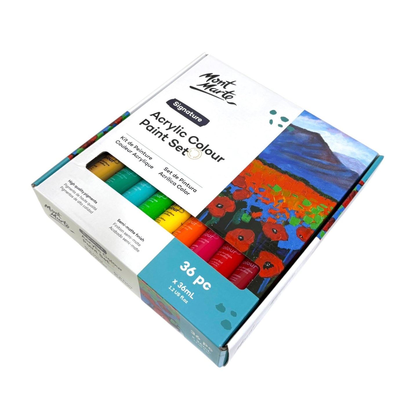 Mont Marte Acrylic Color Paint Set 36ml 36pcs