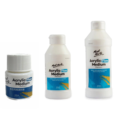 Mont Marte Acrylic Flow Medium Premium 60ml, 250ml & 500ml