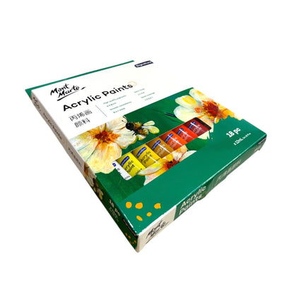 Mont Marte Acrylic Colour Paint Set Signature 12ml 18pcs