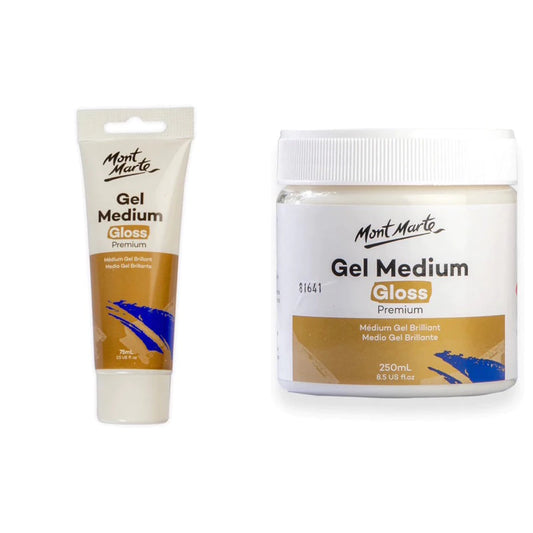 Mont Marte Gel Medium Gloss Premium 75ml & 250ml