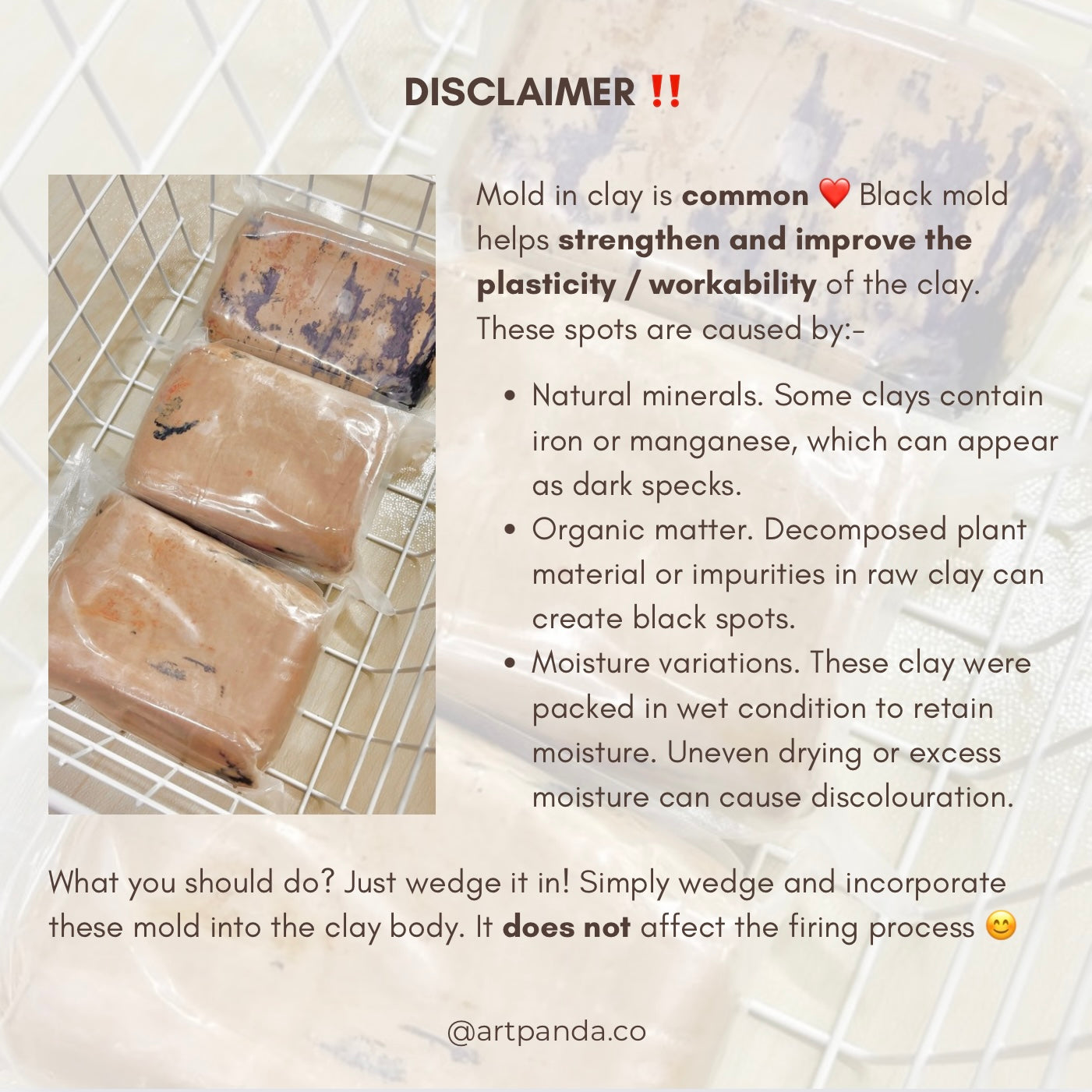 Pottery Ceramic Clay 500g