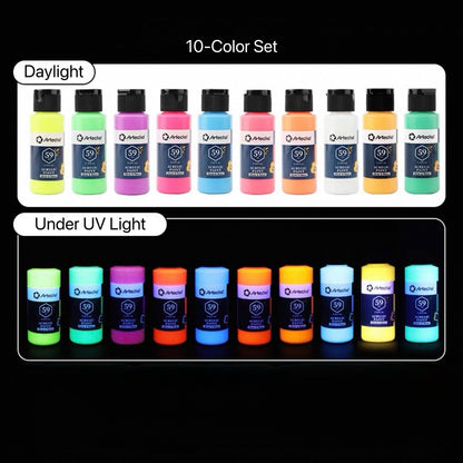 Artecho Neon + Glow In The Dark Acrylic Paint 59ml