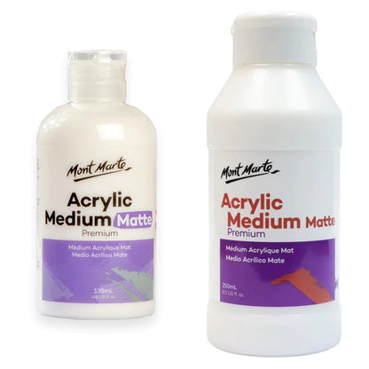 Mont Marte Acrylic Medium Matte Premium 135ml & 250ml