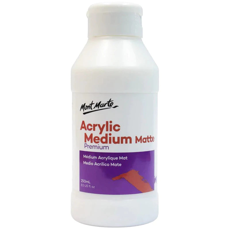 Mont Marte Acrylic Medium Matte Premium 135ml & 250ml