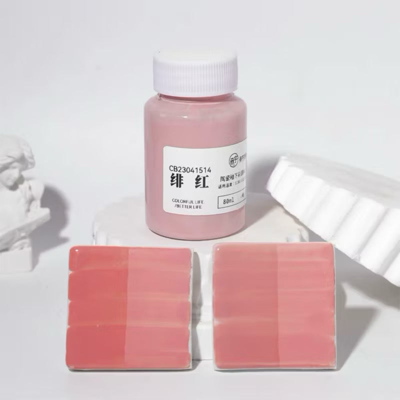 Ceramic Clay Underglaze Pottery Pastel Paint 80ml