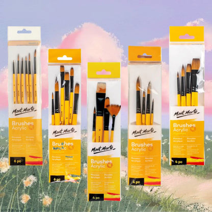 Mont Marte Signature Taklon Paint Brush Set