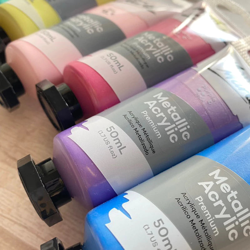 Mont Marte Metallic Acrylic Paint 50ml