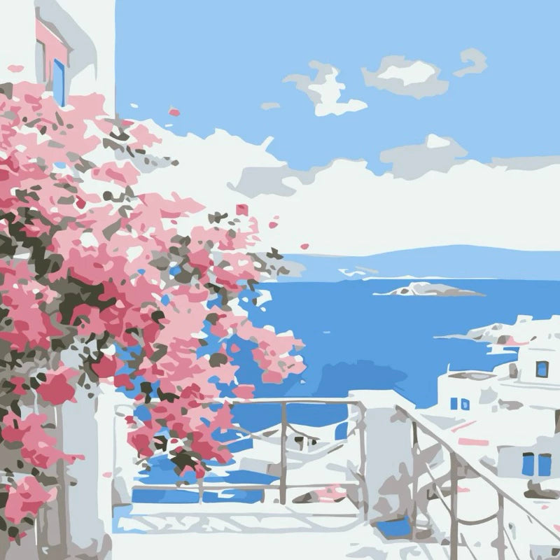 DIY Paint By Numbers - Scenic Acrylic Painting Kit Part 2