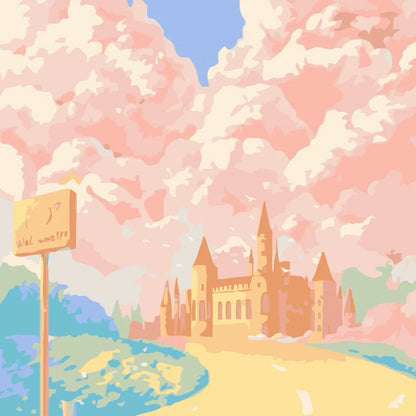 DIY Paint By Numbers - Scenic Acrylic Painting Kit Part 2