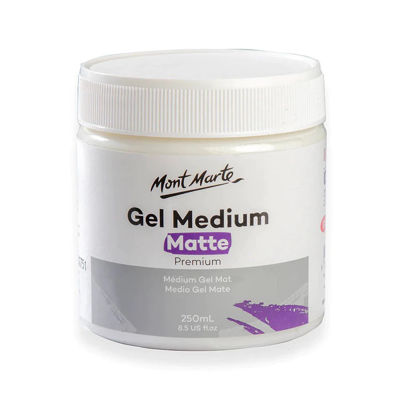 Mont Marte Gel Medium Matte Premium 75ml & 250ml