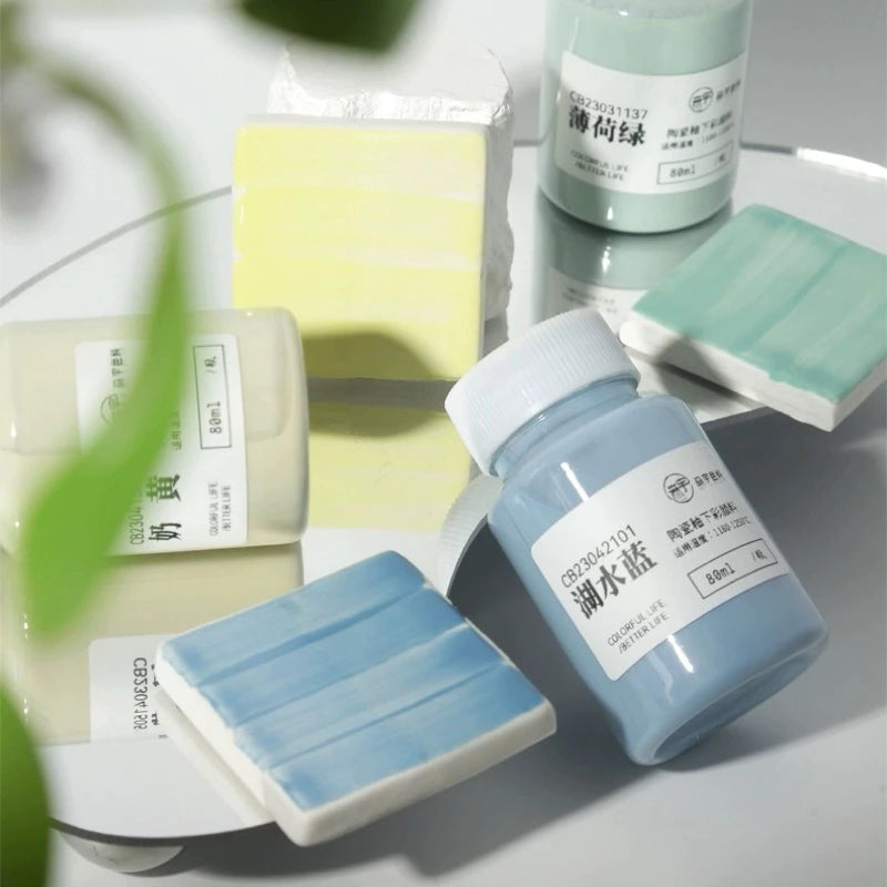 Ceramic Clay Underglaze Pottery Pastel Paint 80ml