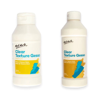 Mont Marte Clear Texture Gesso Premium 250ml & 500ml