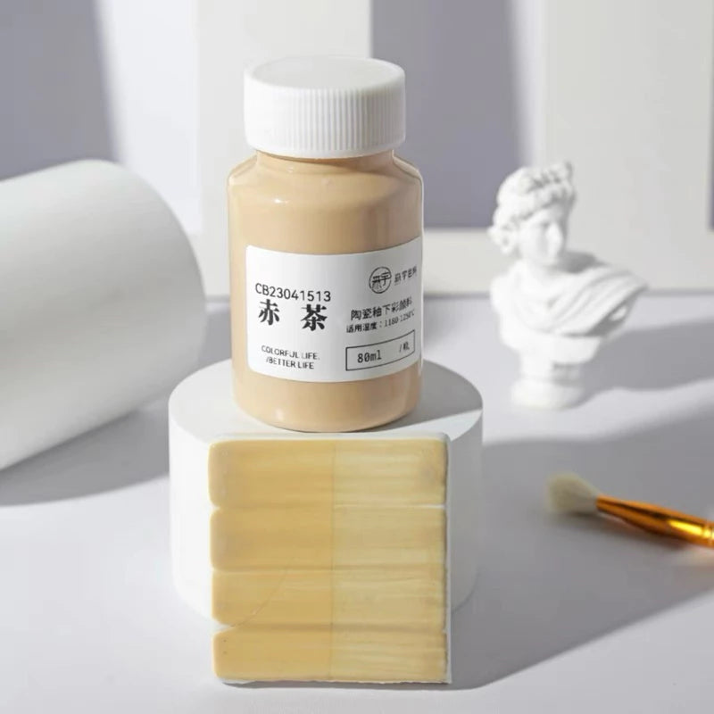Ceramic Clay Underglaze Pottery Pastel Paint 80ml