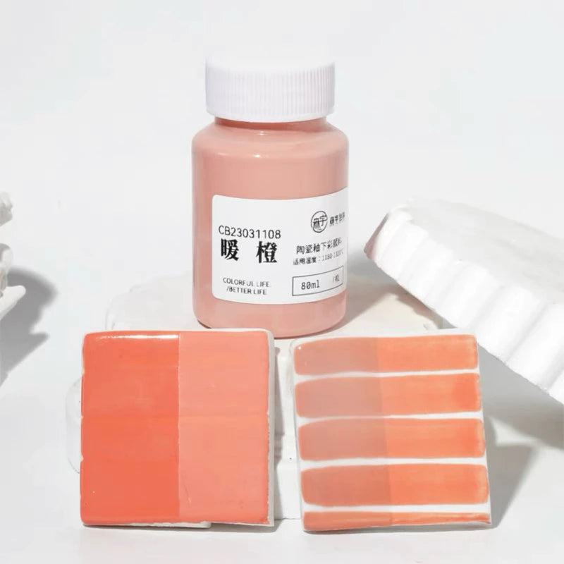 Ceramic Clay Underglaze Pottery Pastel Paint 80ml