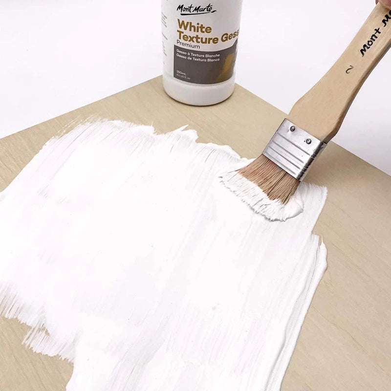 Mont Marte White Texture Gesso Premium 250ml & 500ml