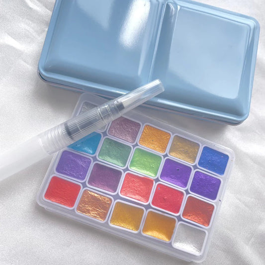 Pearlescent Watercolour Pan Set 1ml 20pcs