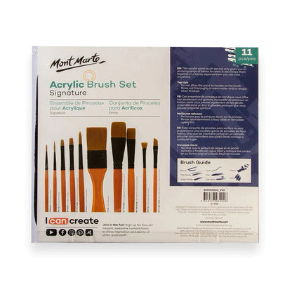 Mont Marte Signature Acrylic Brush Set