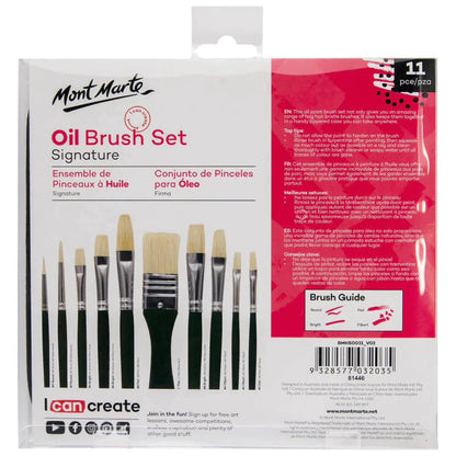 Mont Marte Signature Oil Brush Set
