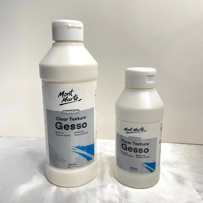 Mont Marte Clear Texture Gesso Premium 250ml & 500ml