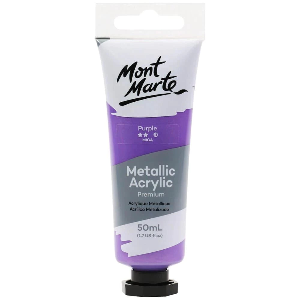 Mont Marte Metallic Acrylic Paint 50ml