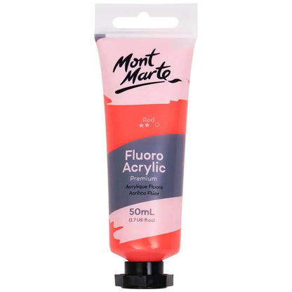 Mont Marte Fluorescent Acrylic Paint 50ml