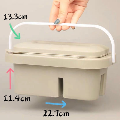 Multifunctional Paint Brush Bucket Storage Box + Brush Holder