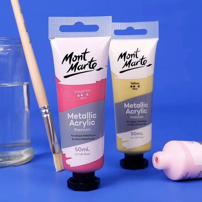 Mont Marte Metallic Acrylic Paint 50ml